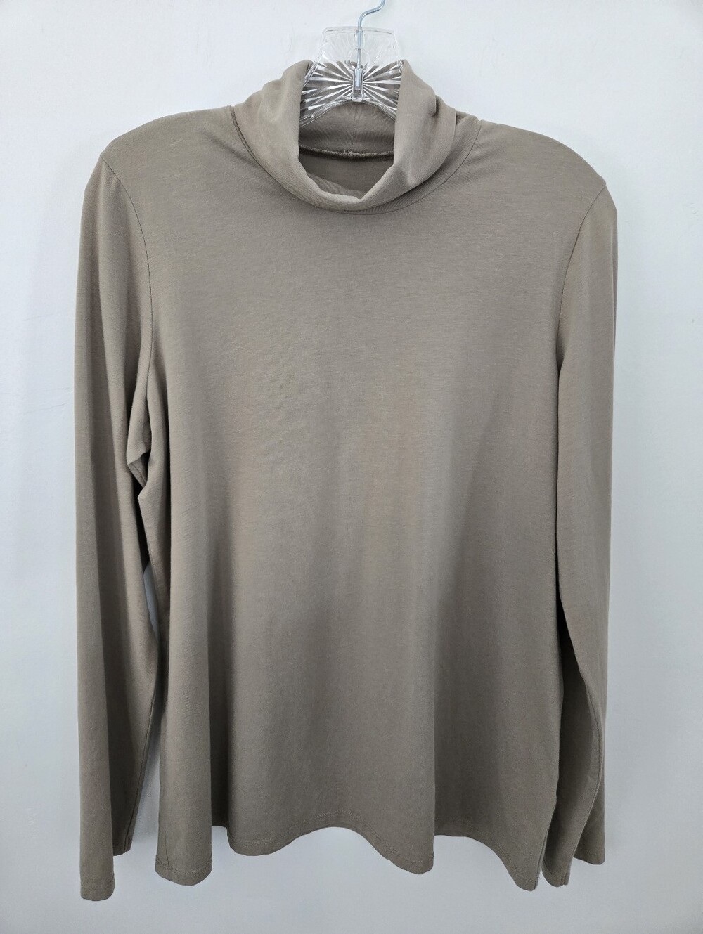 Pure Jill Pima cotton Relaxed Turtleneck Long Sleeve top. Size small.